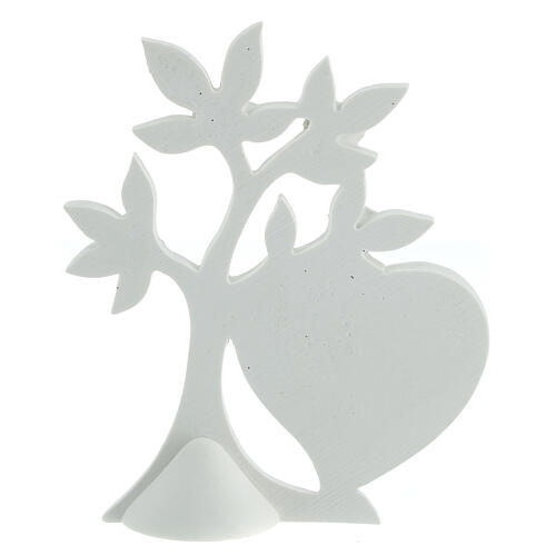 Tree-shaped favour with heart and Holy Family 5x4 in 4