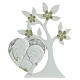 Tree-shaped favour with heart and Holy Family 5x4 in s1