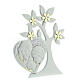 Tree-shaped favour with heart and Holy Family 5x4 in s3