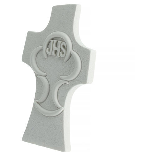 Standing cross with stylised chalice and JHS, 3.5x2.5 in 2