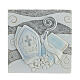 Resin tile with Confirmation symbols, First Communion favour, 3x3 in s1