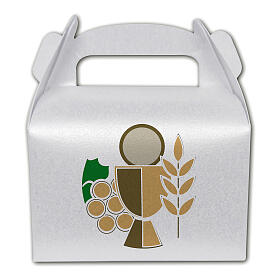 Set of 10 favours for Holy Communion, boxes and cards