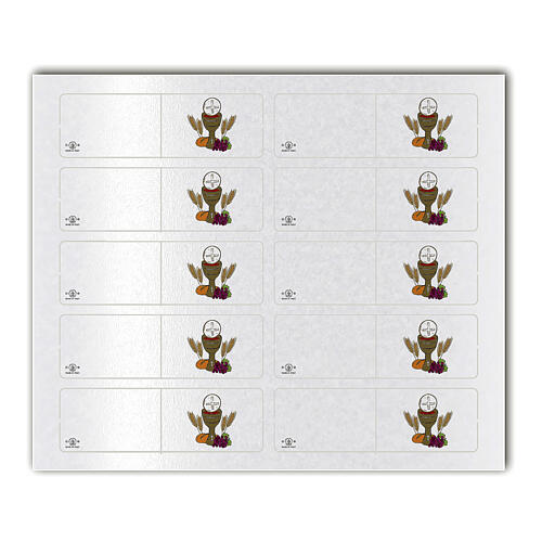 Set of 10 Holy Communion favours, modern boxes and cards 3