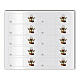 Set of 10 Holy Communion favours, modern boxes and cards s3