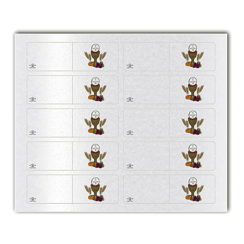 Kit of 10 modern communion favors boxes and cards 3