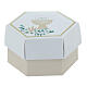 Boîte remerciements hexagonale Communion calice 4x7x6 cm s1