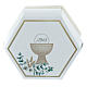 Boîte remerciements hexagonale Communion calice 4x7x6 cm s2