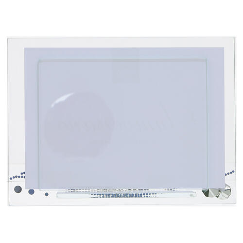 Bilderrahmen zum 50. Hochzeitstag, 14x19 cm, aus Glas 2