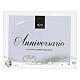 Glass photo frame for 25th anniversary 11x14 cm s1