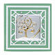 Tree of Life green square favor 7x7 cm s1