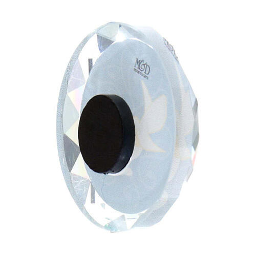 Remerciement Communion aimant bleu diam. 4 cm 2