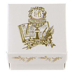 Cardboard box for First Communion favour, 2.5x2.5x1.5 in