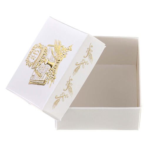 Cardboard box for First Communion favour, 2.5x2.5x1.5 in 2