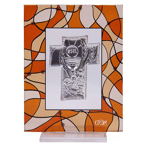 Ambra Bildchen als Gastgeschenk zur Erstkommunion 7,5x10 cm 3