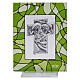 Cuadrito recuerdo Sagrada Familia verde 10x7,5 cm boda s3