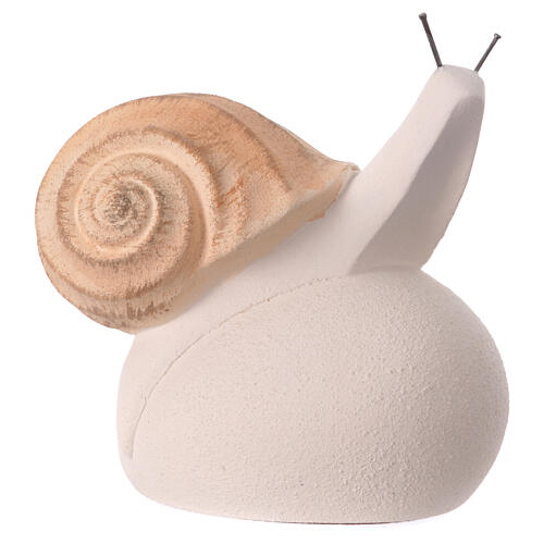 Stilisierte Schnecke mit farbigem Gehäuse aus feuerfestem Ton Centro Ave H 12 cm 1
