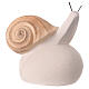Stylised coloured snail in refractory clay, Centro Ave, h 5 in s1