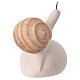 Stylised coloured snail in refractory clay, Centro Ave, h 5 in s4