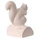 Stylized natural squirrel in refractory clay Centro Ave h 13 cm s4