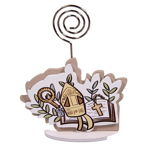 Wooden Confirmation favor clip 9 cm height 1