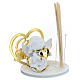 Angel-shaped air freshener with golden heart, Baptism favour, h 3 in s1
