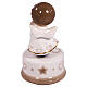 Porcelain music box angel favor h 13 cm s3