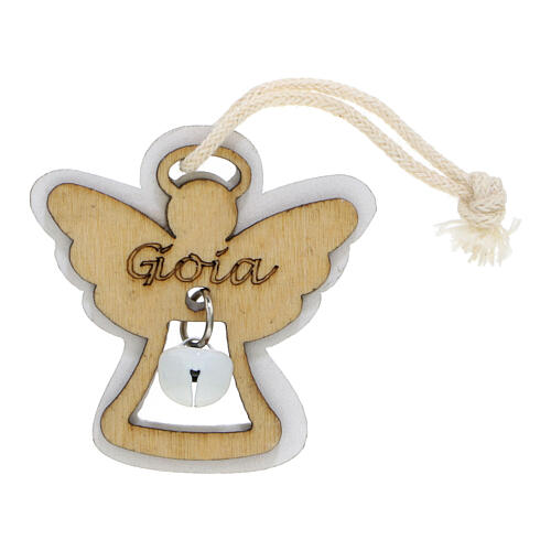 Gastgeschenk mit Engelsdekoration als Anhänger 5 cm 1
