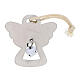 Angel-shaped wooden ornament, religious favour, 2 in s3