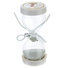 Confirmation hourglass favor, height 11 cm