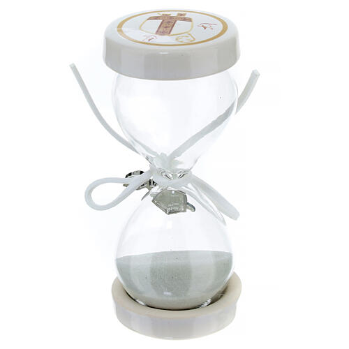Confirmation hourglass favor, height 11 cm 2