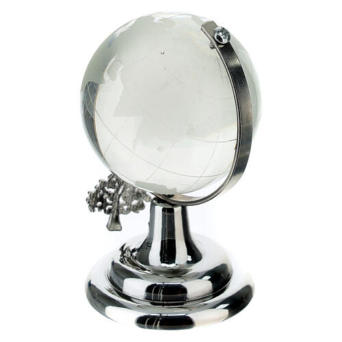 Gastgeschenk mit Weltkugel und Baum des Lebens 8 cm hoch 2