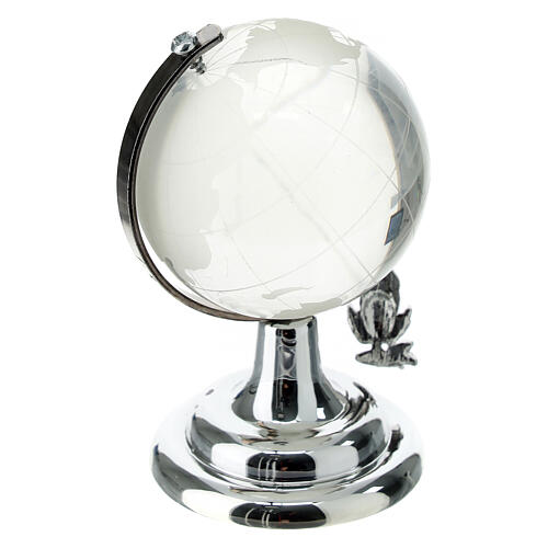 Remerciement globe terrestre h 8 cm Communion 2