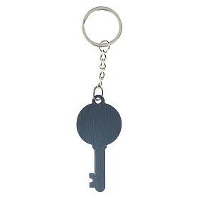 Angel key ring 3 cm height wooden key