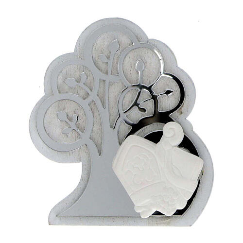 Bomboniera magnete albero della vita cresima h 5 cm 1