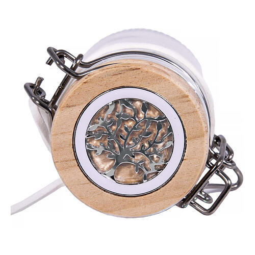 Gastgeschenk Glasdose mit Lebensbaum H 7 cm 2