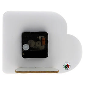 Buntes Uhr 17x13 cm Erstkommunion aus Harz