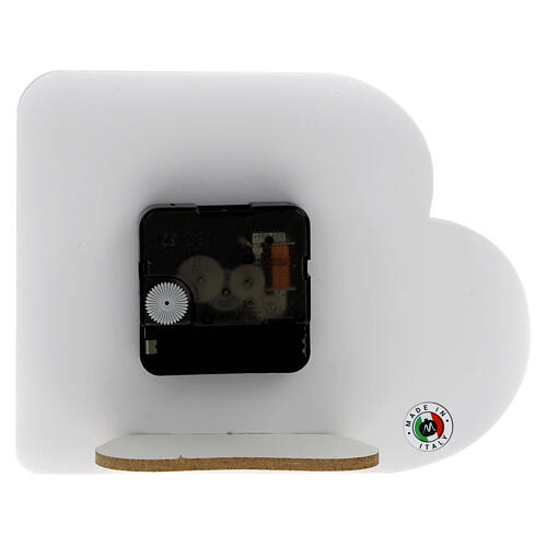 Orologio colorato dimensioni 17x13 cm comunione resina 2