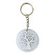 Porte-clé Arbre de Vie argent rond h 5 cm s1