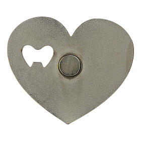 Heart-shaped magnetic cap opener, 3.5x4 in