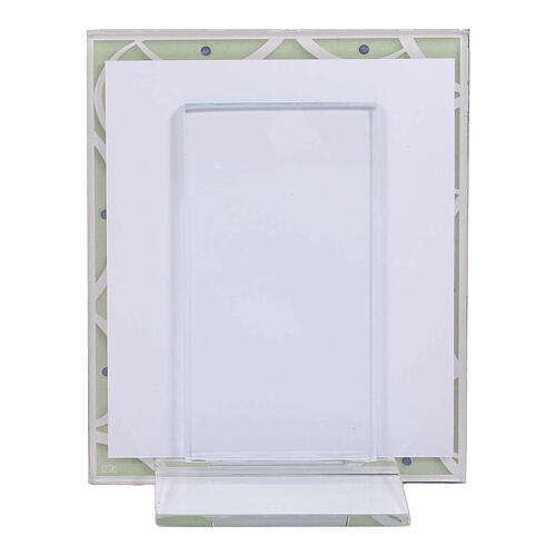 Cadre photo Confirmation en verre bord vert 10x7 cm 3