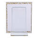 Wedding photo frame with Holy Family, ivory-coloured glass, 4x3 in s3