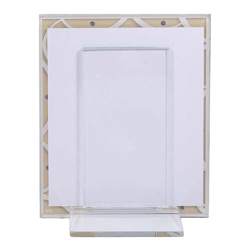 Confirmation glass photo frame, ivory-coloured, 7.5x5.5 in 3