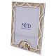 First Communion glass photo frame, ivory-coloured, 7.5x5.5 in s2