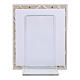 Portafoto comunione bordo avorio 19x14 cm vetro regalo s3