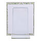 Communion photo frame, green glass, 7.5x5.5 in s3