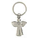 Angel-shaped metallic keychain with rhinestone, religious favour, h 1.5 in s1