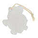 Heart-shaped plaster ornament, 50th anniversary favour, h 3 in s2