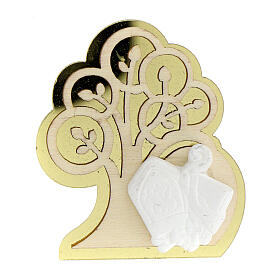 Tree of Life magnet with bishop's symbols, Confirmation favour, h 2 in