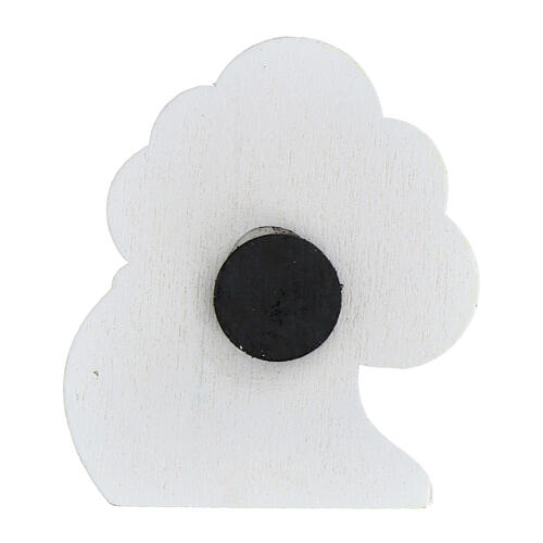 Gastgeschenk Magnet mit Lebensbaum aus Silber H 5 cm Heilige Familie 2