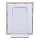 Ivory glass confirmation photo frame 14x11 cm with crystals s3